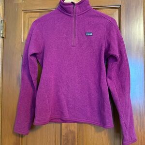 Patagonia Better Sweater Magenta Fleece Quarter Zip